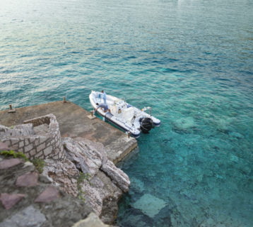 AMSS Guest Transfer Boat at Island Pier