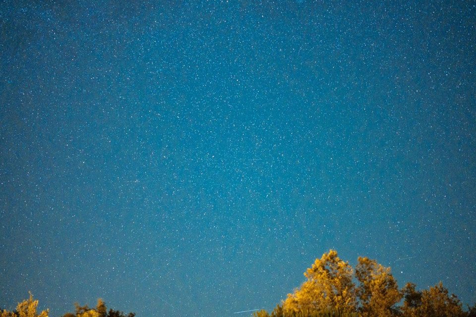 Stargazing skies above Monte Faete.