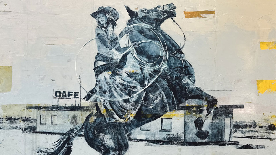 Galeria Militar - (Mark Gabriel) acrylic, ink, cold wax