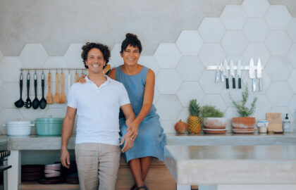 Fabrizio & Nilu Cooking Studio 2 owners, photo by Flor Evangelista