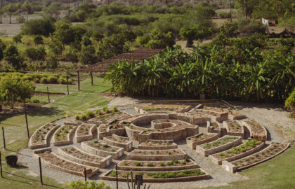 Hunab Ku, an art installation and the spiritual compass of the property