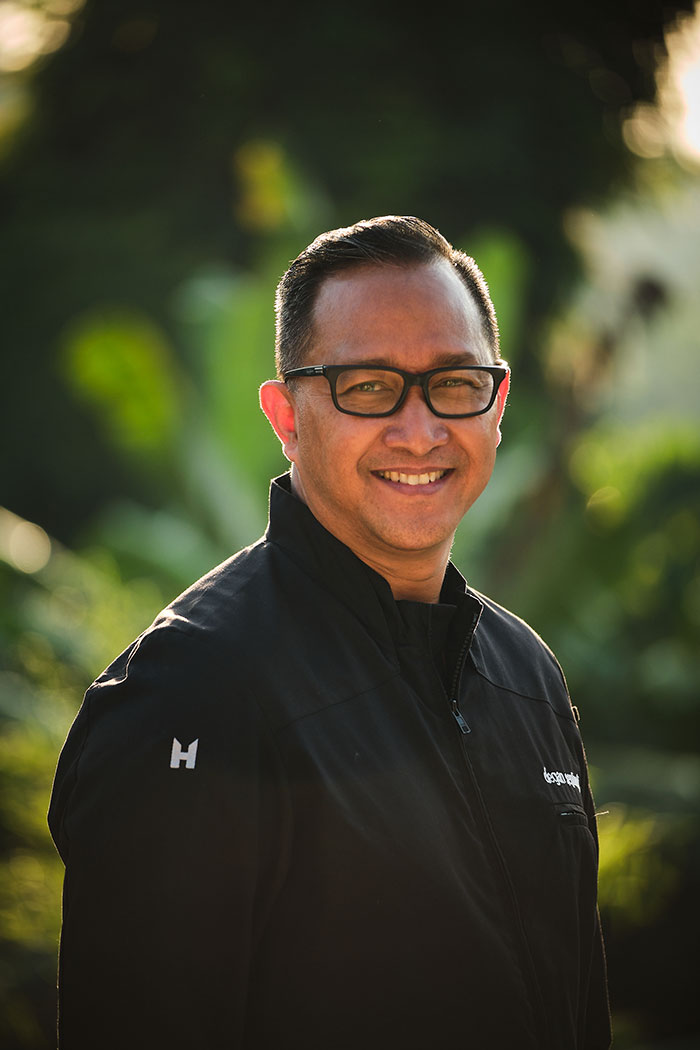 Portrait of Chef Degan Septoadji, Indonesian chef bridging Asian flavours and European fine dining