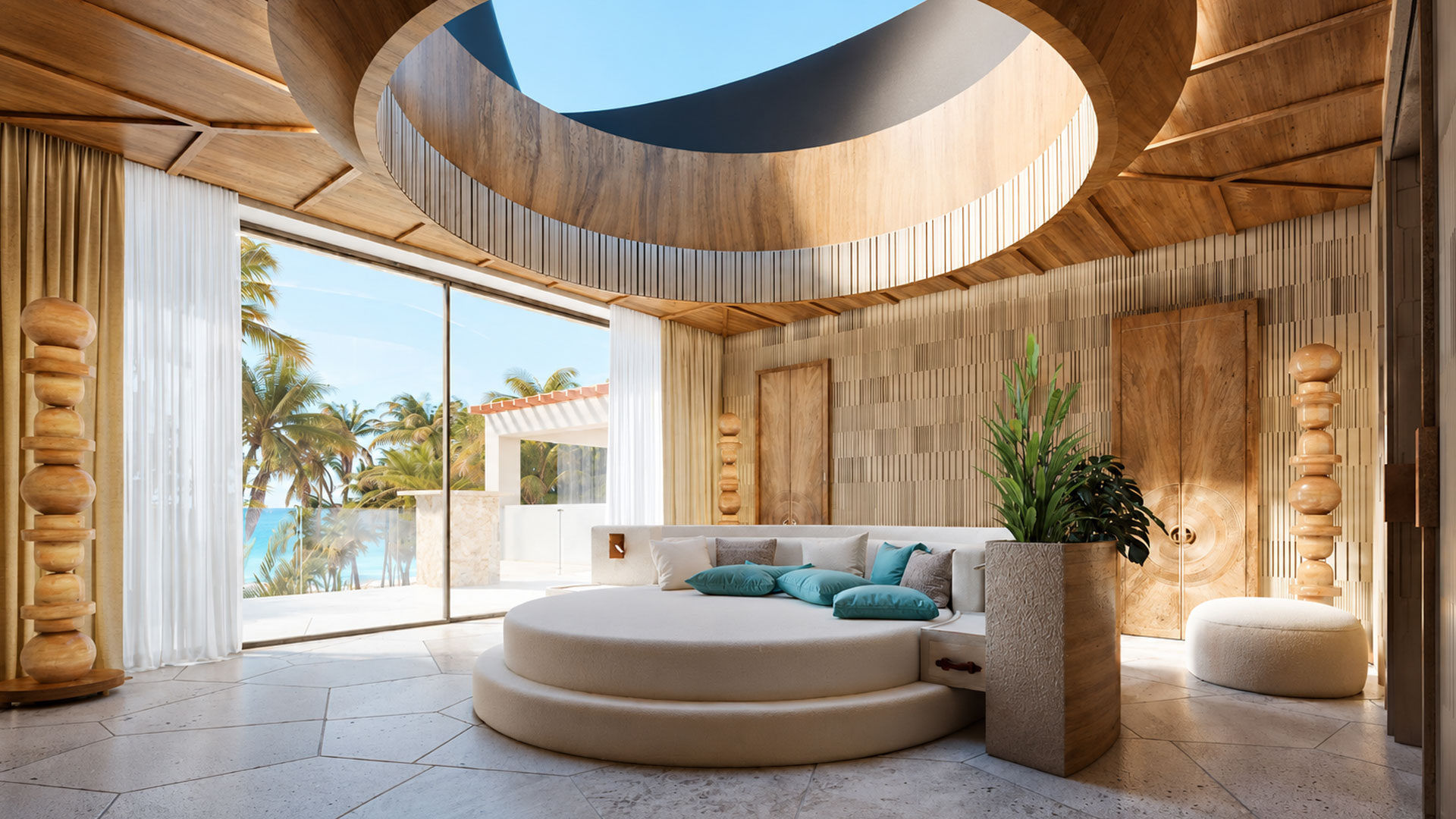 Architecture and nature come together in a vision of spaces designed around human wellbeing.