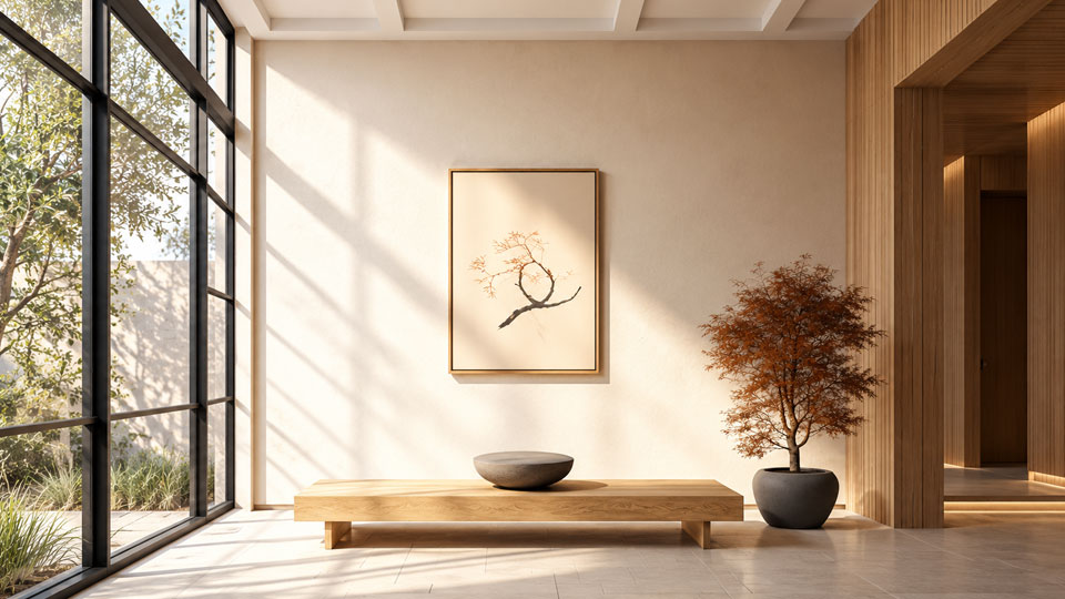 Natural light, warm materials and minimalist design come together to create a calming space that supports everyday wellbeing.