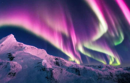 Rare pink and magenta auroras transform the northern night sky into one of nature's most extraordinary spectacles. Photo: kanal-o.ru