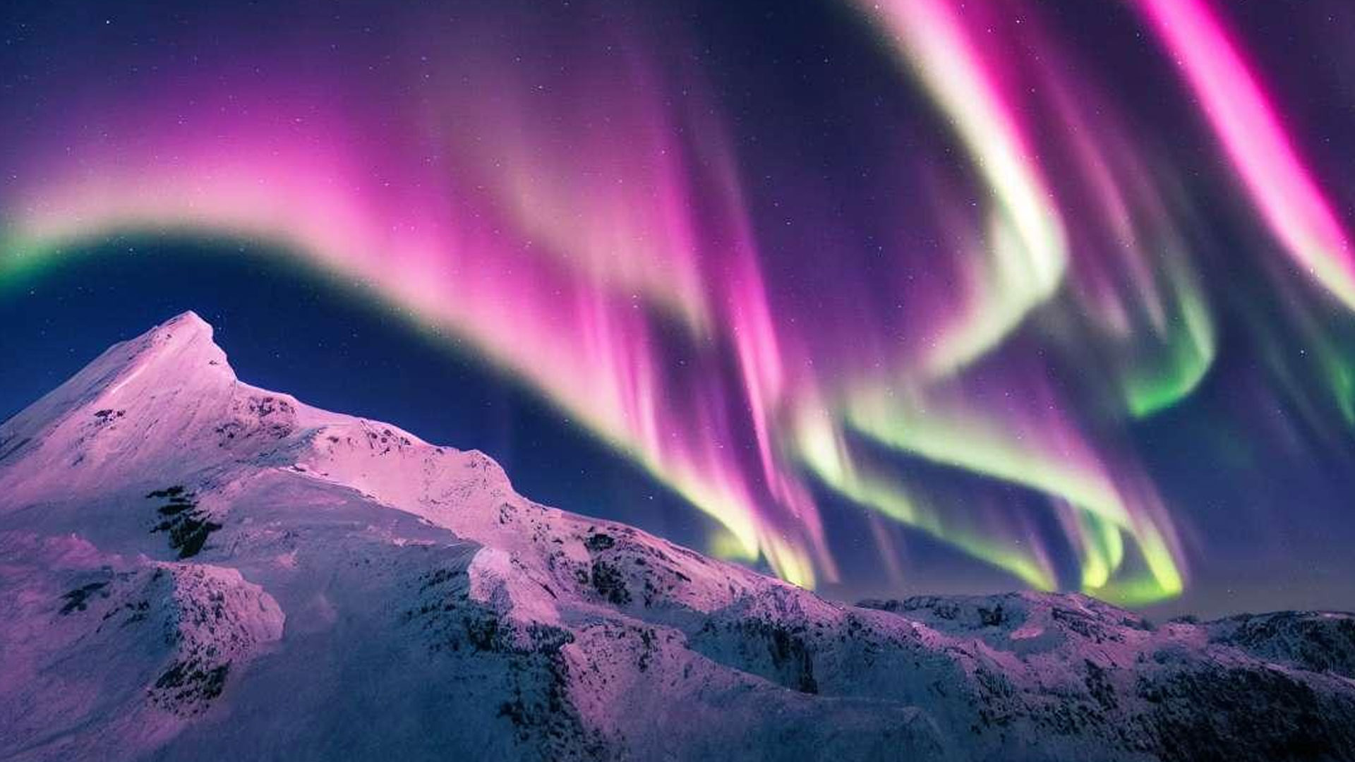 Rare pink and magenta auroras transform the northern night sky into one of nature's most extraordinary spectacles. Photo: kanal-o.ru